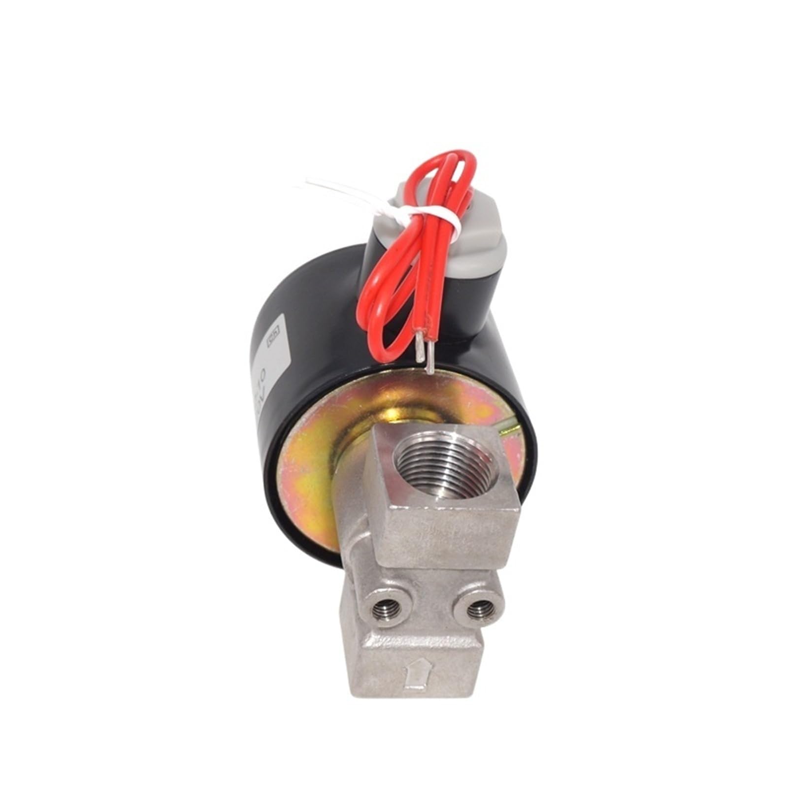 Vanne électromagnétique électrique en acier inoxydable de type fermé de 3,2 cm, 3,8 cm, 2 cm, vanne pneumatique pour eau, huile, gaz (2S350-35, DC12V)