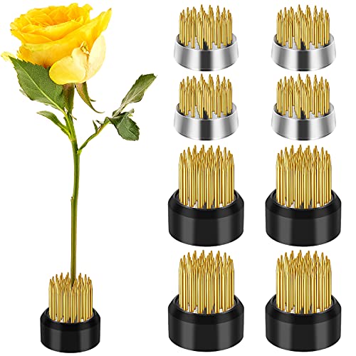 Flower Frog Round Flower Arranger 2 Sizes Flower Fixed Frog Flower Holder Tools Floral Arrangement Pin Holder for Flower Arrangement, Plant Fixation, Plant Decoration (8)
