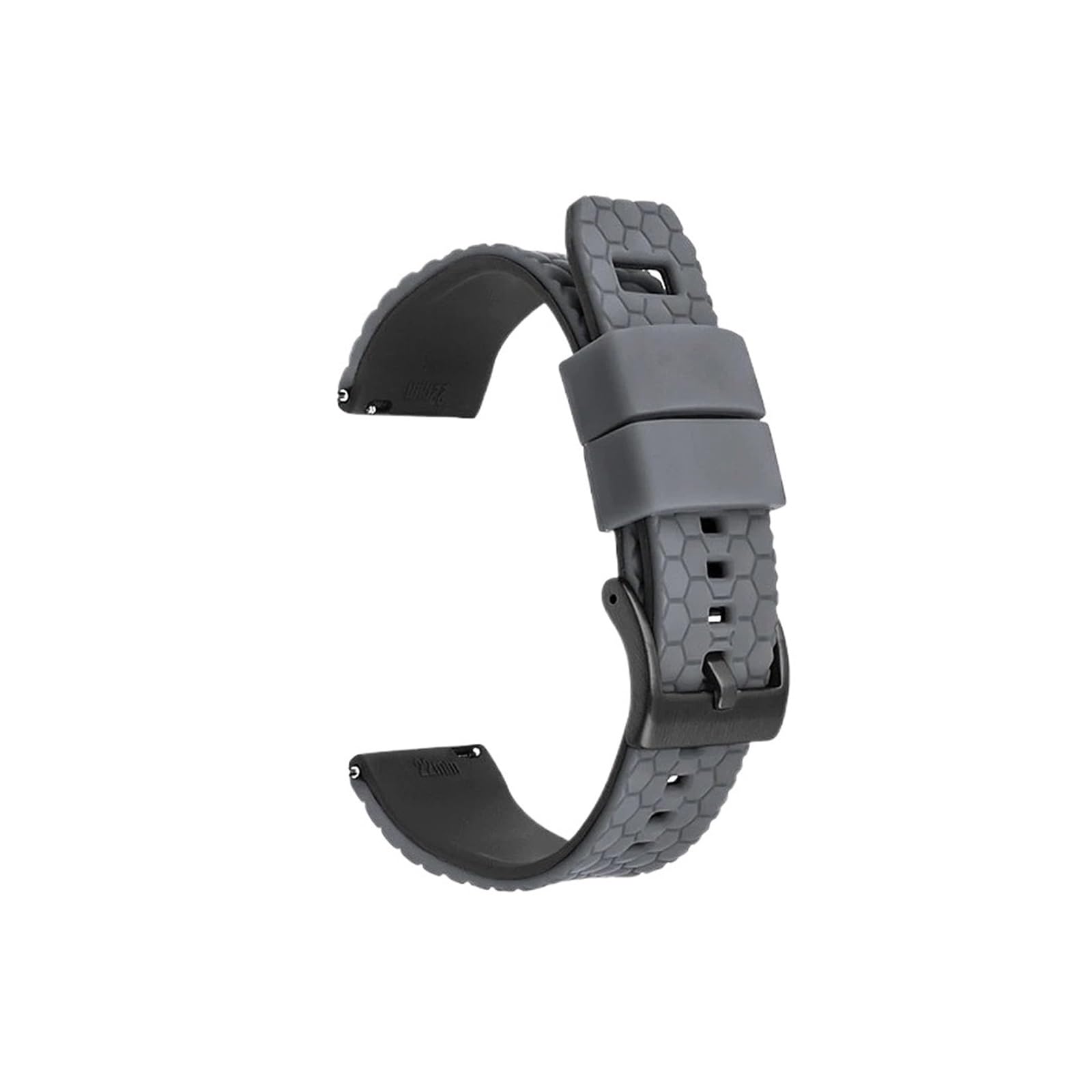 Correa de reloj de goma de silicona resistente al agua, correa inteligente deportiva de liberación rápida, correas de reloj universales for hombres y mujeres
