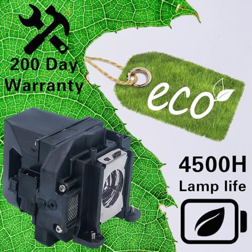 Image of V13H010L53 Replacement Projector Lamp Bulb for Epson ELPLP53 EB-1830 EB-1900 EB-1910 1915 EB-1915 EB-1920W H326B H316C H315C EMP-1915 EB-1900 EB-1910 EB-1915 EB-1920W Projector with Housing