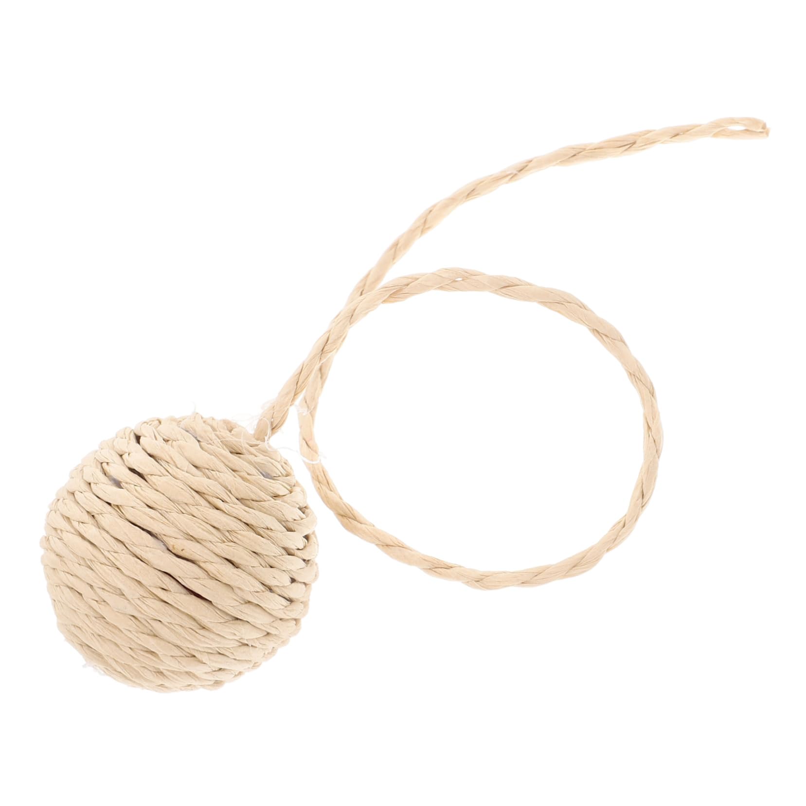 Toddmomy Interactive Cat Toy Ball with Bells Replacement for Cat Scratching Post Rope Accessories Indoor Kitten Playing and Chewing