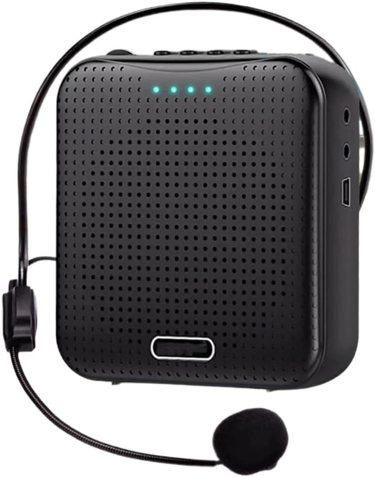 Voice Amplifier Multifunctional Portable Voice Speakers with Microphone for Teacher Tour Guide Speech Meeting