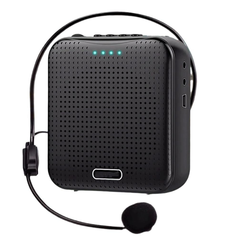 Amplificatore vocale, Altoparlanti Portatili multifunzionali con Microfono per Insegnanti, Guide turistiche, discorsi e riunioni
