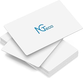 NGTeco 10 PCS RFID Cards for Time Clock, Compatible Time and
