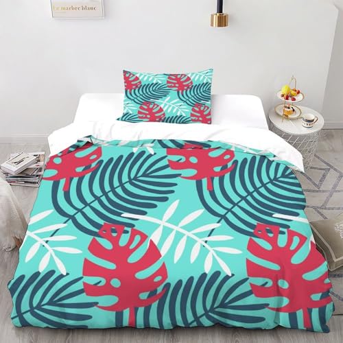 Parure Monstera housse de couette fermeture éclair finis les lits défaits - 2