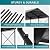 Kullavik 12x22 ft Metal Carport, Heavy Duty Car Port for 1-2 Cars
