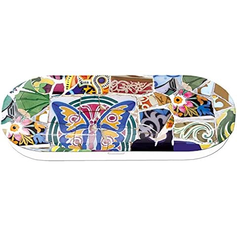 Fridolin 18706 Gaudi Detail 16 x 6.6 x 2.8 cm Multi-Coloured Metal Glasses Case Cover