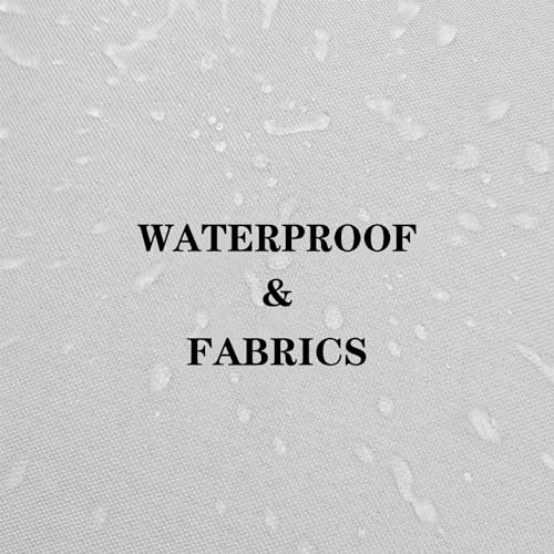 Home Brilliant White Outdoor Cushion Cover 45 x 45 for Scatter Cushions Linen Decoration Throw Pillow Cover 18x18 Waterproof Cushions - Image 3