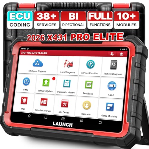 LAUNCH X431 PRO Elite 2026 New Bidirectional Scan Tool, 38+ Reset, ECU Coding, All-in-One Full...