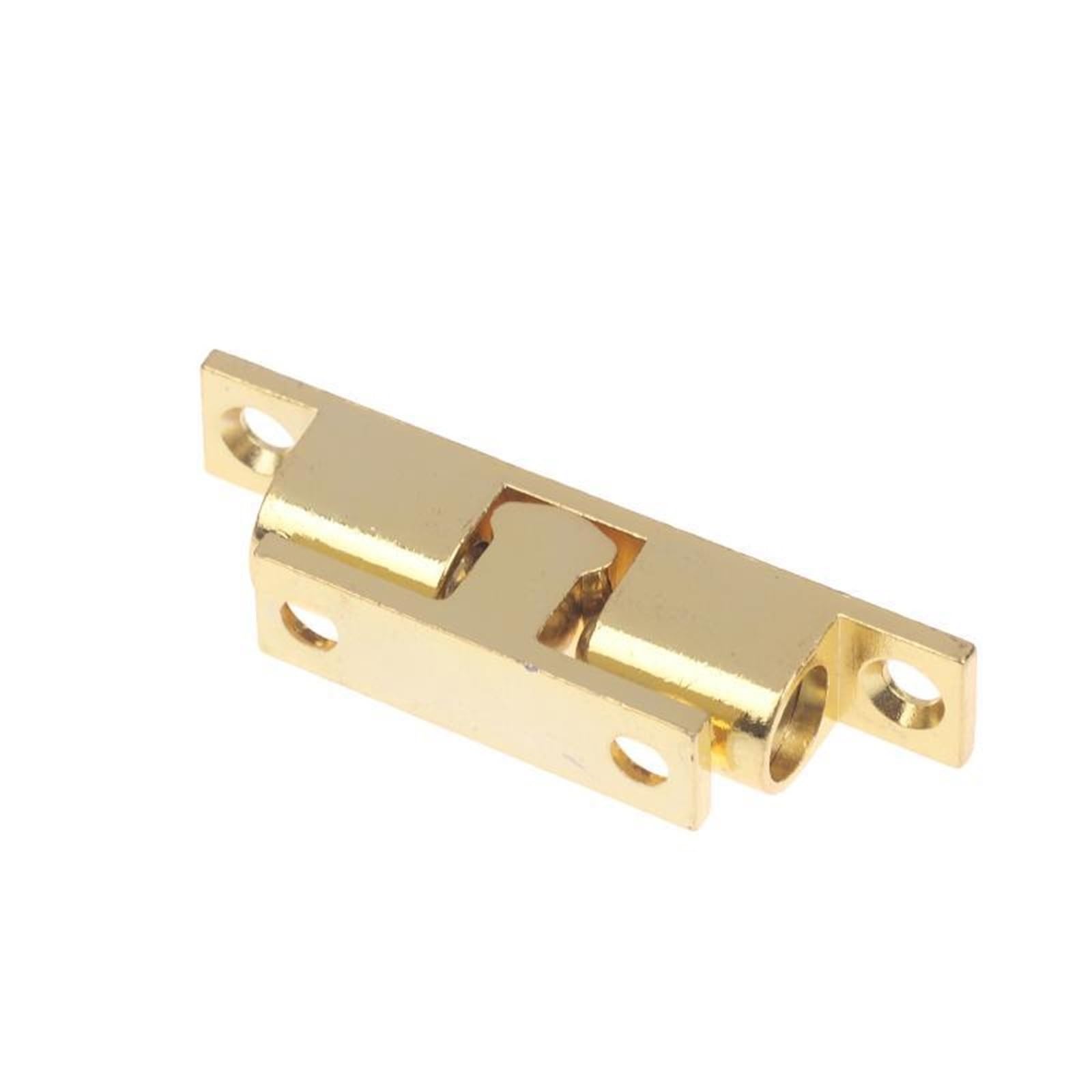 Huwoyg 70Mm Gold 10Pc Furniture Door Ball Latch Brass Double Roller Spring Catch Latches Cabinet Closet Adjustable Tension For Cabinet Closet
