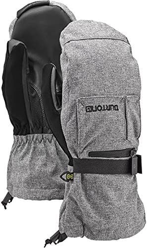 Burton Men's Baker 2-in-1 Mitten, Bog Heather, X-Small