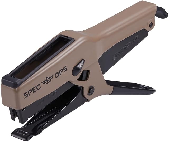 Spec Ops Tools Elite Duty Packaging Plier Stapler, 7/16 Crown, 1/4" - 3/8" Leg Length Staples