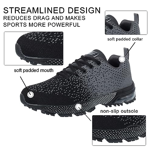 TcIFE Running Shoes Mens Womens Fashion Sneakers Tennis Sports Casual Walking Athletic Fitness Indoor and Outdoor Shoes
