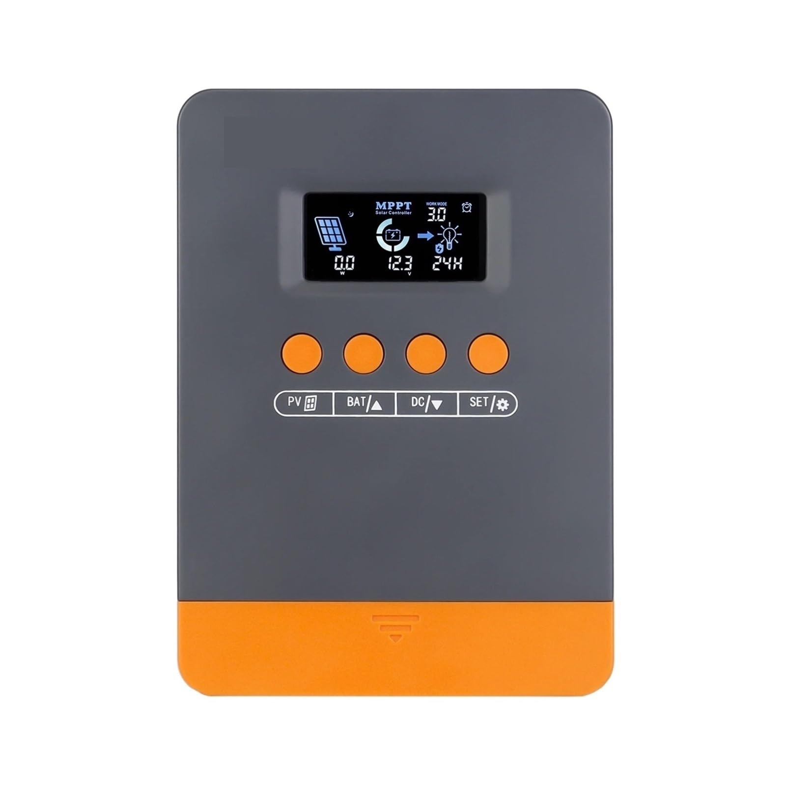 Solar Charge Controller, 25A 35A 45A MPPT Solar Charge Controller 12V 24V Auto For 100V Panel Intelligent Regulator -acid/Lithium Battery(MPPT 25A)