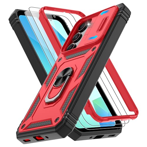Coque Samsung Galaxy A06 anti-chute avec 2 verres d'écran pour éviter les bris