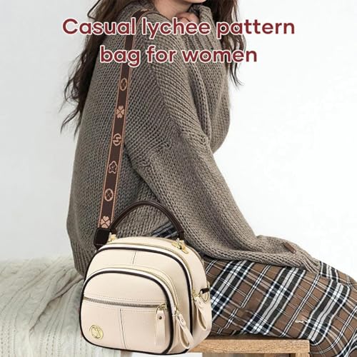 PU Leather Crössbödy Bag | Adjustable Wide Shoulder Strap Fashionable Women's Sling Bag for Travel, Multifunctional2