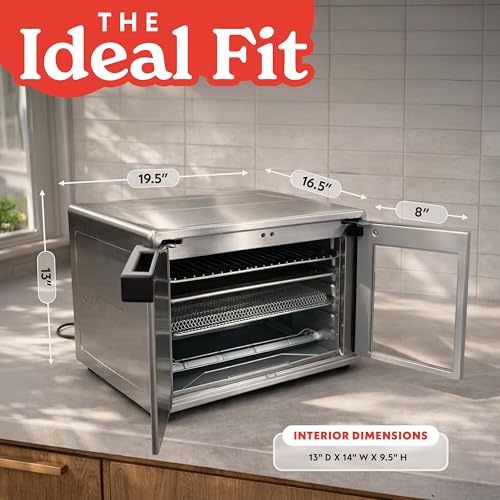 Gourmia GTF3588S 37-qt French Door Air-Fryer Toaster Oven — view 9