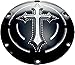 PREC. BILLET Derby Cover Darkside (Black)