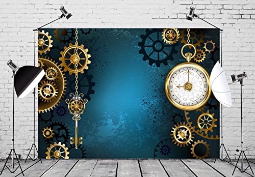Fondo Fotográfico Tela Vintage Steampunk 12x10 pies BELECO miniatura 2