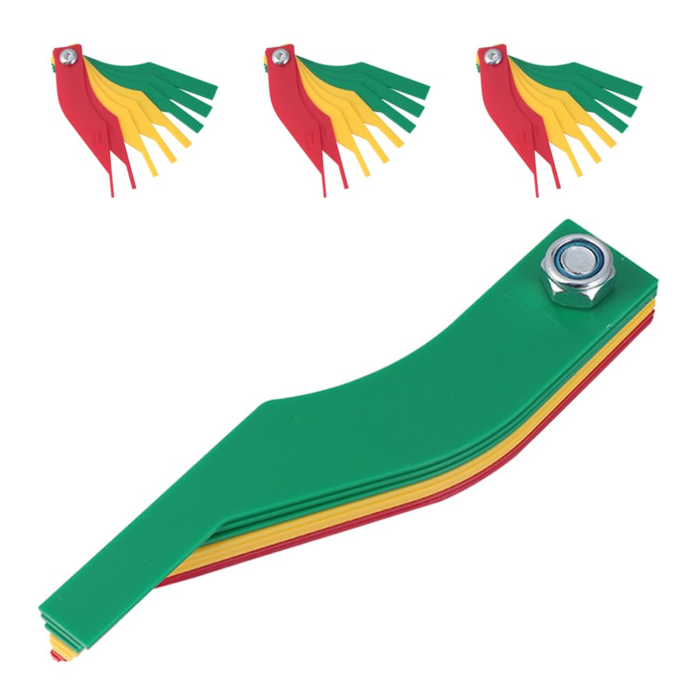 iplusmile 4pcs Brake Pad Measuring Tool Kit Brake Pad Thickness Gauge Measurement Gauge for Car