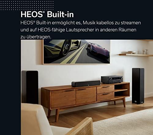Denon AVR-S970H Odbiormk Av, Czarny, 145W