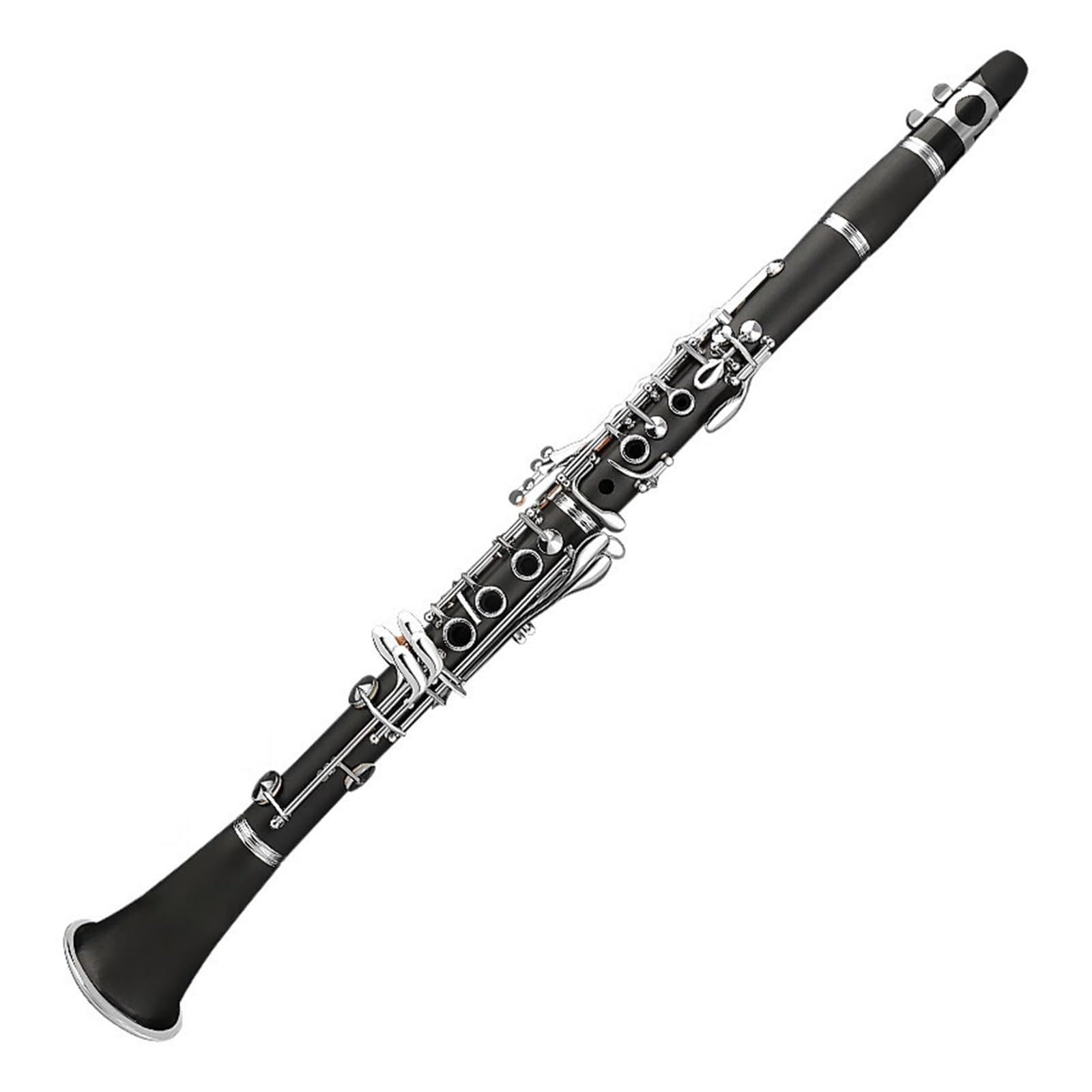 klarnet dla dorosłych Instrument klarnetowy ABS klarnet 17 klawiszy B-dur dla początkujących i egzaminów oceniających