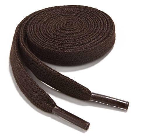 Orthostep narrow flat athletic 45 inch brown shoelaces - high dur…