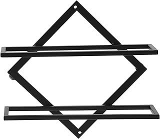 Stojak na Wino na Blacie, Uchwyt na 2 Butelki Wina, Oryginalność Żelazny Uchwyt na Wino Naścienny Kuchenny Półka na Wino Stojak na Butelki do Kuchni w Domu