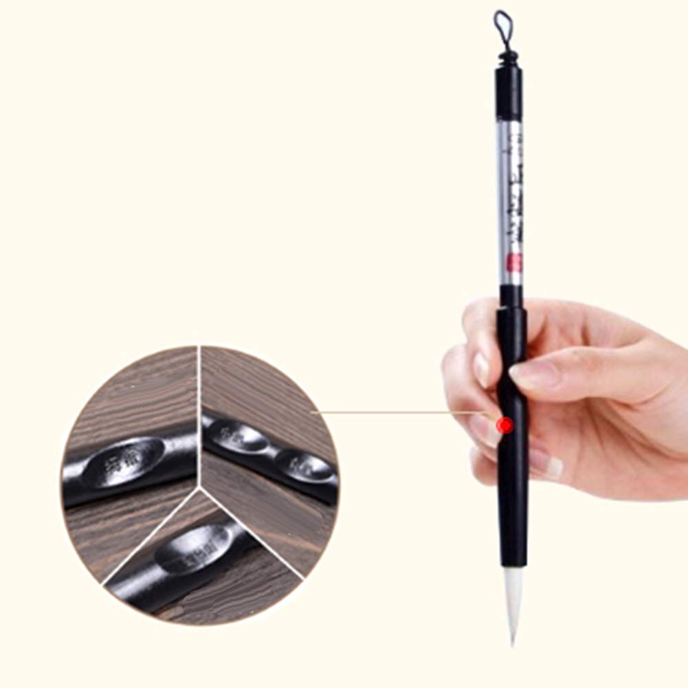 Set Calligraphie Chinoise Complet – 4 Pinceaux, Pierre à Encre, Bâton D'encre, Sceau, 35 Feuilles Pratique