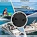 vibedor 8 Inch Durable Boat Hatch, Non Slip Inspection Hatch Detachable Cover Round Marine Hatch for Yacht/Boat Owners(Black)
