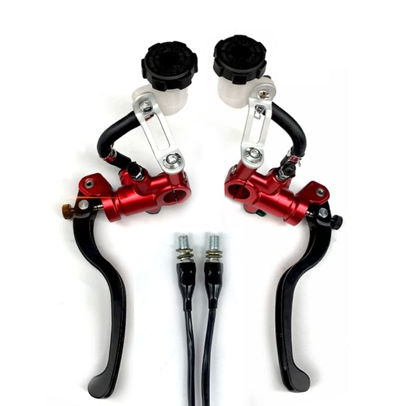 Universale 17.5mm adelin. Px1. Pompa del freno del freno della maniglia della pompa della pompa della frizione del freno del freno della moto (Color : Black Right pump)