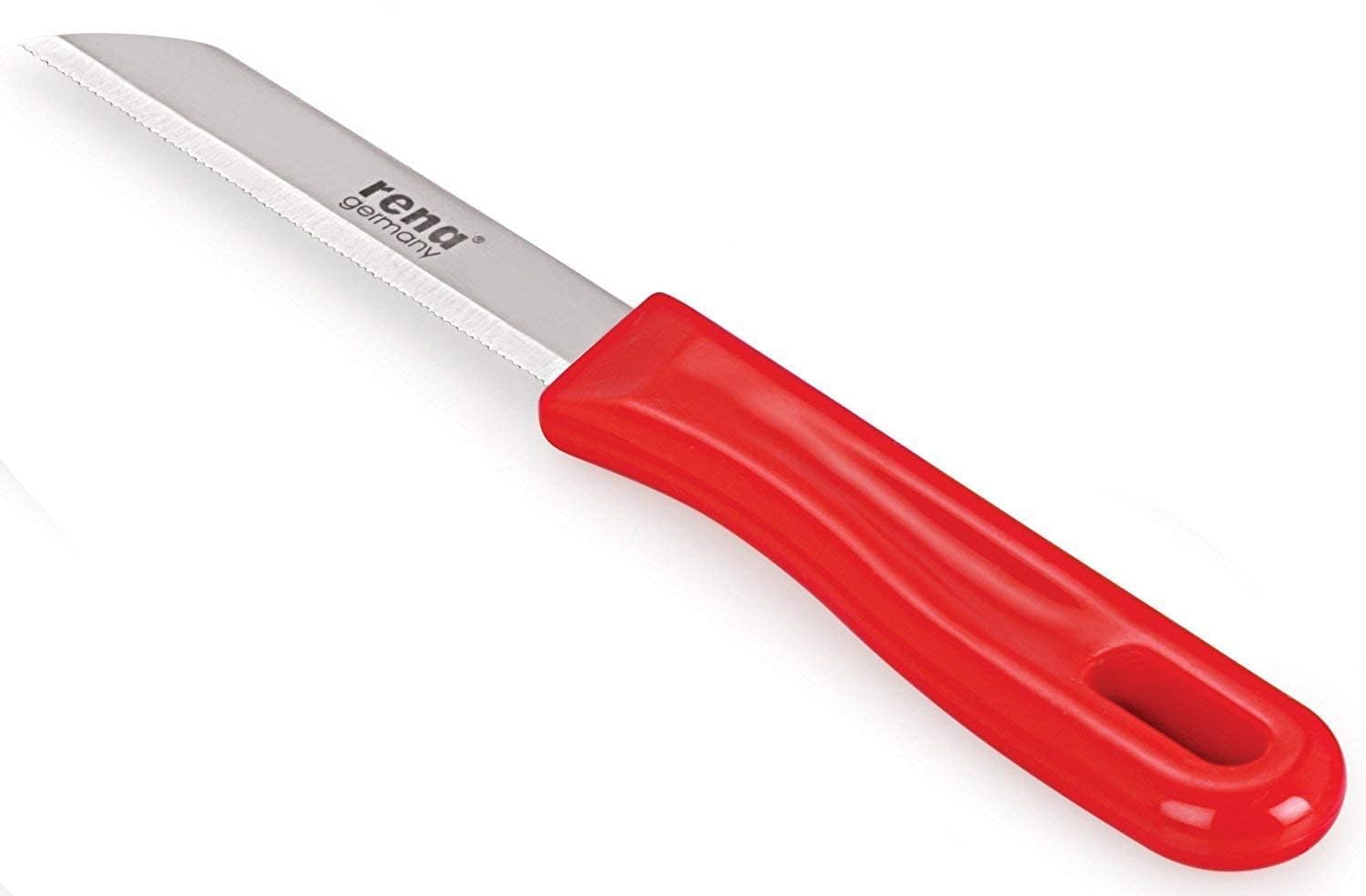 Rena Germany Messer 2er Set mit Schäler, gelb, blau und rot, klein