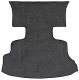 Die Cut Cutpile Rear Area Carpet Flooring - fits 1989-1994 Nissan 240SX Coupe Hatchback Cargo Area (Black)
