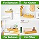 VITVITI Bambus Toilettenpapierhalter Klopapierhalter Holz Toilettenpapier Klopapier Aufbewahrung Bamboo Toilet Roll Holder Badezimmer Küche Aufbewahrung Organizer Toilet Paper Holder Bamboo Storage