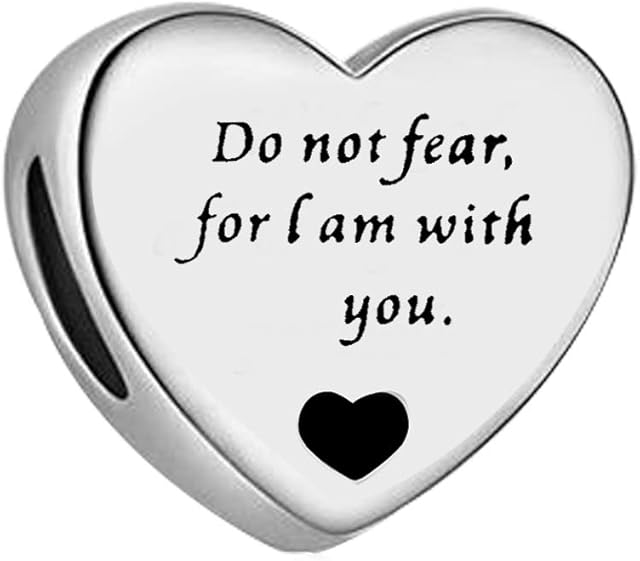 MiniJewelry Women Gilrs Cross Love Heart Religion Charms for Bracelets Necklaces Pendants Isaiah Matthew Bible Verses Angel Jessus