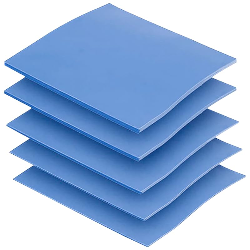 Amazon.co.jp: 熱伝導シリコンシート 熱伝導パッド 5枚セット ソフト