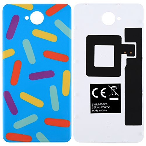 Couverture arrière Lumia 650 PC cache batterie avec autocollant de NFC couleur Color1