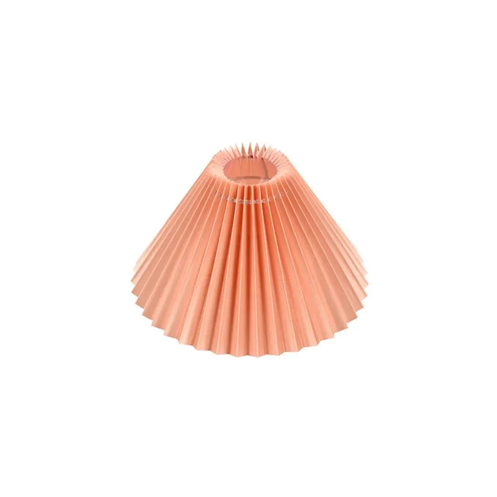 Luxemetals Champagne Pleated Lampshade For E27 Bulbs - Minimalist Chandelier Cover For Home Decor(Champagne)