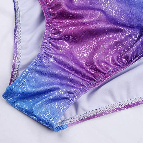 TOOYFUL Roupa de Ginástica Sem Mangas para Meninas, Meninas, Balé, Macacão de Uma Peça - 8 (7-8A)