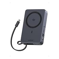 UGREEN Magflow Qi2 25W Power Bank 10000mAh a Induzione Magnetica Ricarica Rapida Batteria