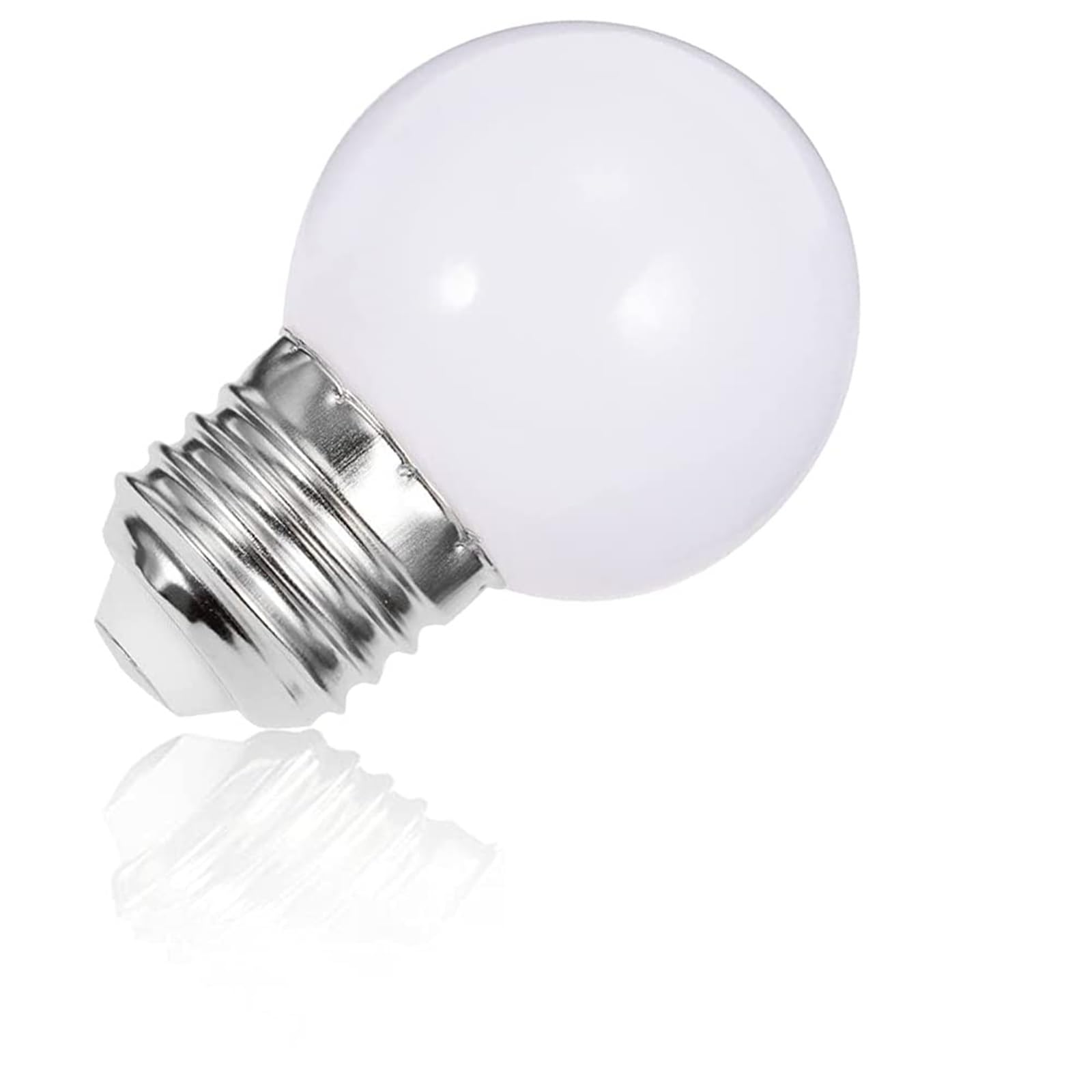 Led-lampe Kunststoff Milchig Globus G45 Warm Weiß E27 220 V String Glühbirne 3 W Garten Party Günstige Ball Lampen Hochzeit Dekor(20PCS_E27_3W)