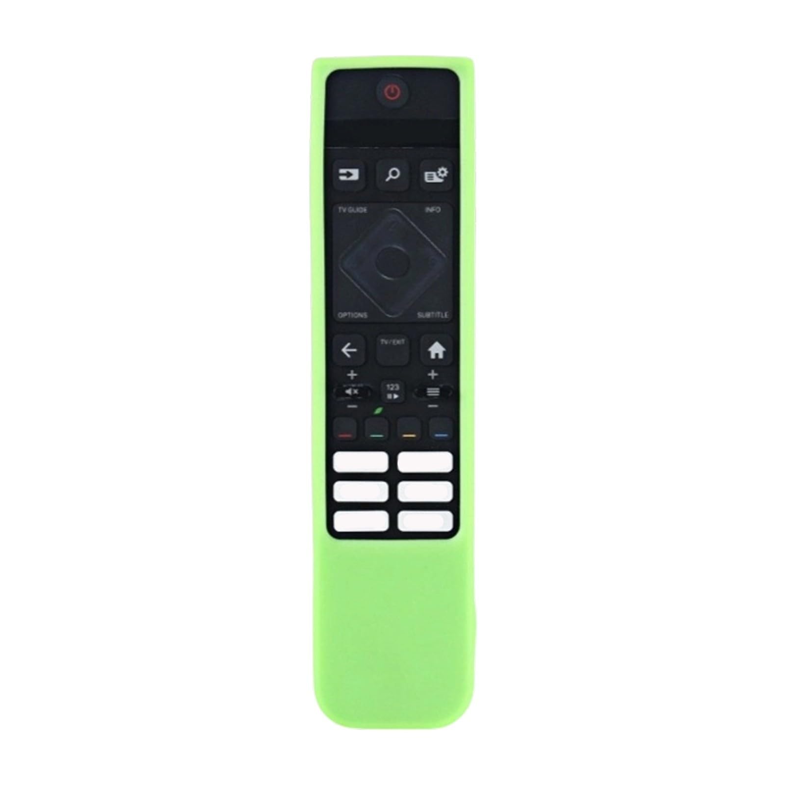 Bottone Glowing in Dark Silicone Case for Voice Controlled Remote Controllers Slip Proof Protections Shockproof Remote Case