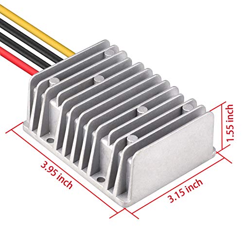 Image of DC 24v to 12v Converter 40A 480W Voltage Reducer Regulator Power Supply Buck Converter Transformer for Golf Cart Auto Car Truck Vehicle Boat
