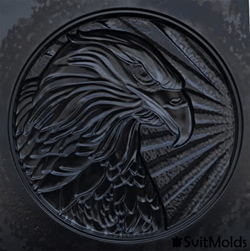 SvitMolds Concrete Molds DIY Eagle Stone Outdoor Garden Sculpture Bald Eagles National Symbol on National American Eagle S70