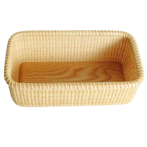 Teng Tian Basket Natural Rattan Wooden Storage Box -Cane-On-Cane Weave Nantucket Basket– Cabinet And Shelf Basket Organizer With - Multi-Purpose Organizer #TOP6