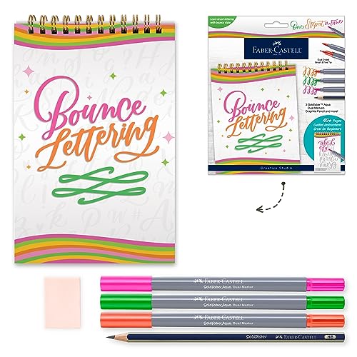 Faber-Castell Bounce Lettering Kit with 3 Brush Pens