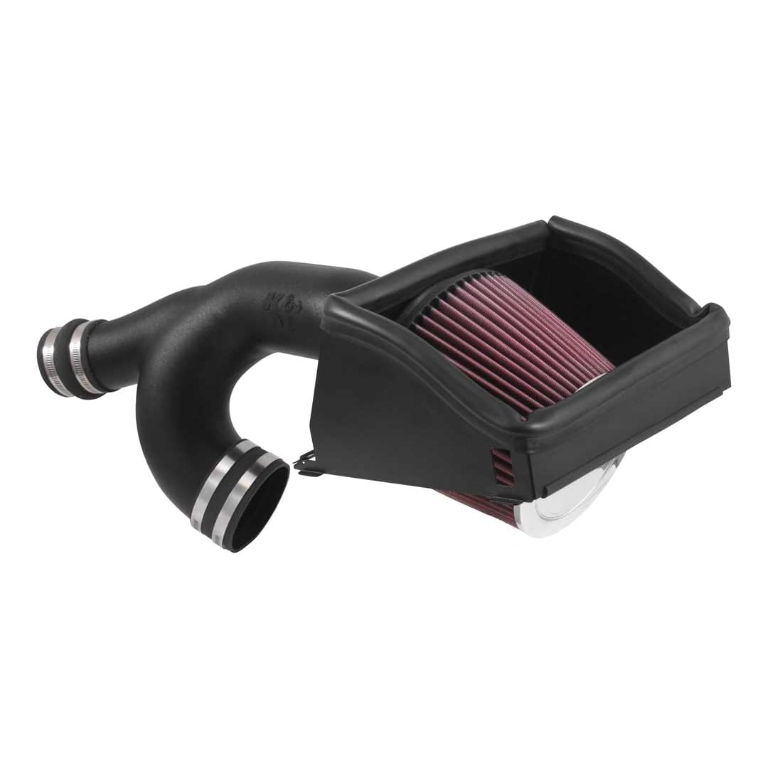 K&N Cold Air Intake Kit: Increase Acceleration & Towing Power, Guaranteed to Increase Horsepower up to 23HP: Compatible with 3.5L, V6, 2015-2016 Ford F150 Turbo Ecoboost, 57-2592