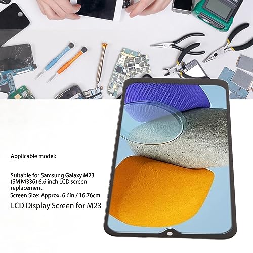 Rankomu LCD-skärm för Samsung Galaxy M23, 6,6 tum pekskärm