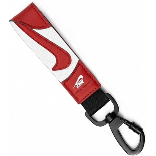 Nike Swoosh Key Holder - Durable Carabiner-Style Clip, Keychain with Iconic Branding