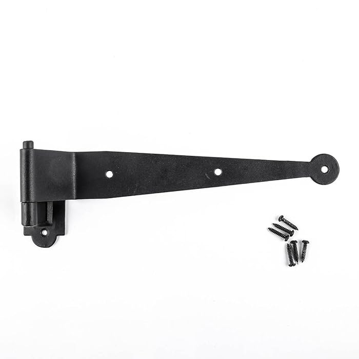 Buy Renovators Supply Black Offset Strap Lift Off Pintle Hinge 2 Inches